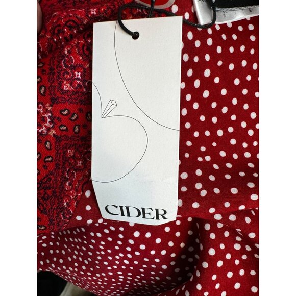 NWT Cider Plus 2XL Round Neckline Pasley Patched Eyelet Maxi Dress Curve Styling - Picture 7 of 12